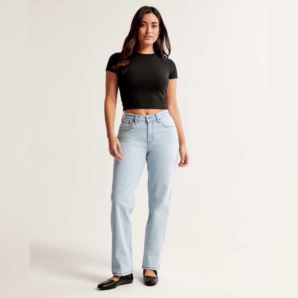 Abercrombie & Fitch 90’s Relaxed High Rise Jeans Medium Sz 6R/28